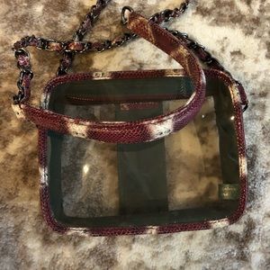 Kelly Wynne Clear Mingle Mingle Crossbody Bag